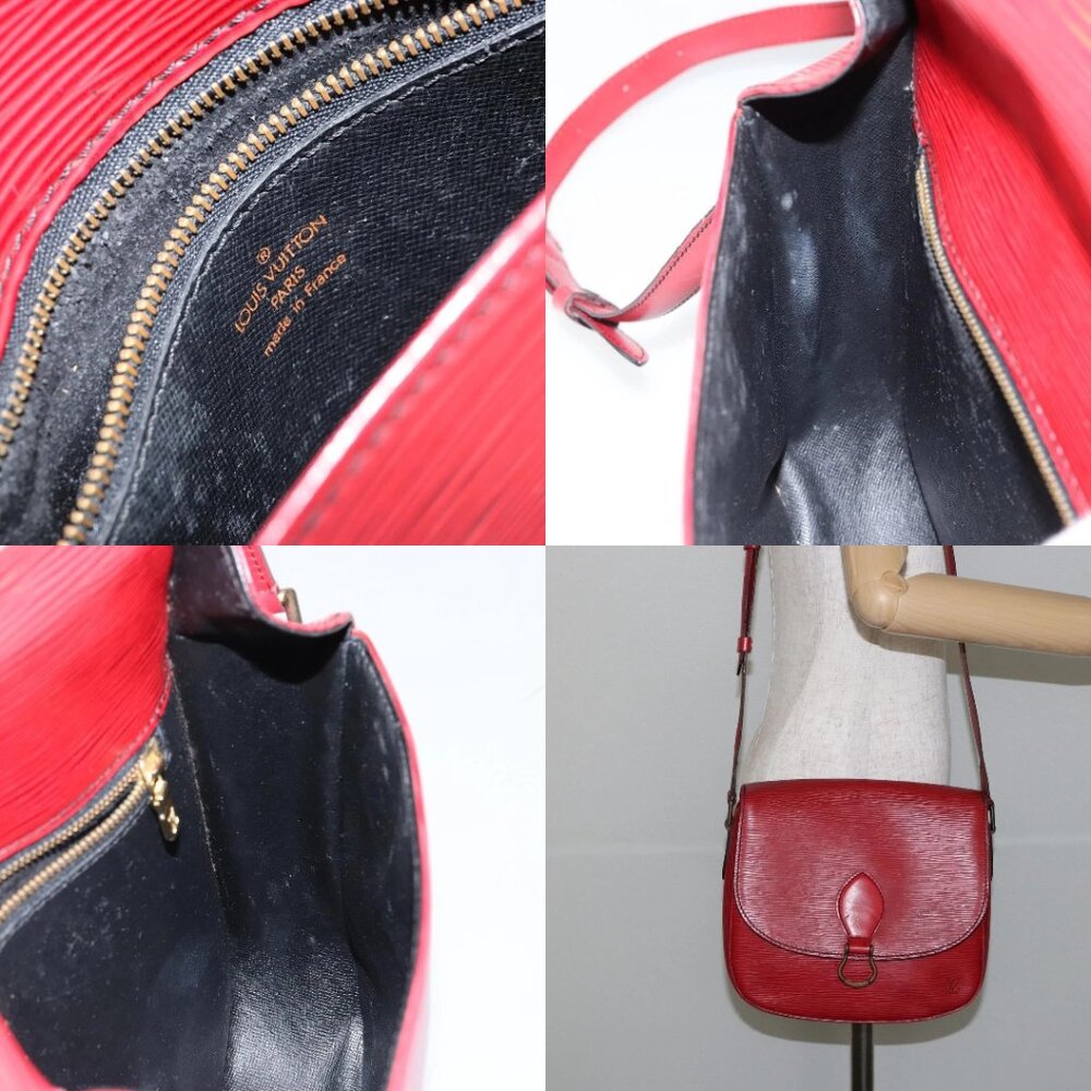 LOUIS VUITTON Epi Saint Cloud GM Shoulder Bag Red M52197 LV Auth BA6120 - Picture 15 of 15